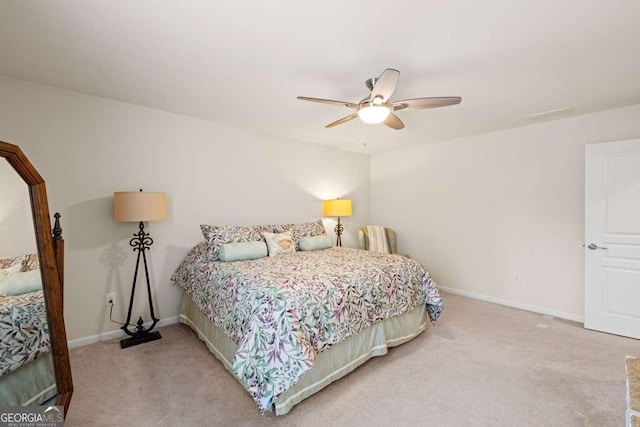 6408 Autumn Crest Ln, Hoschton, GA 30548 - bedroom featuring carpet flooring, baseboards, and a ceiling fan