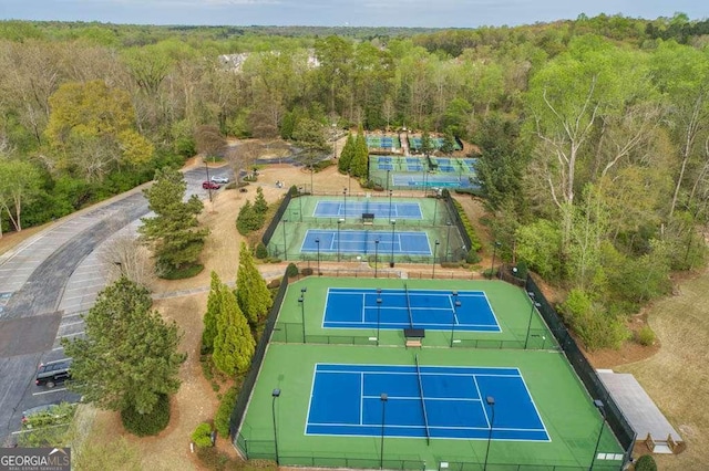 6408 Autumn Crest Ln, Hoschton, GA 30548 - drone / aerial view of a forest