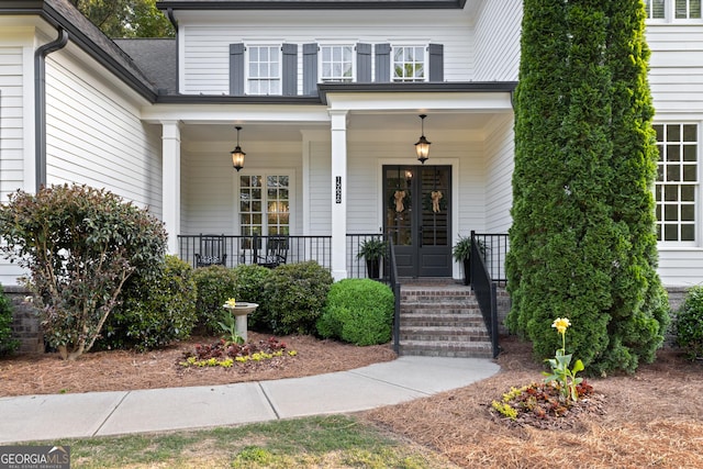 15626 Birmingham Hwy, Milton, GA 30004 - property entrance featuring covered porch
