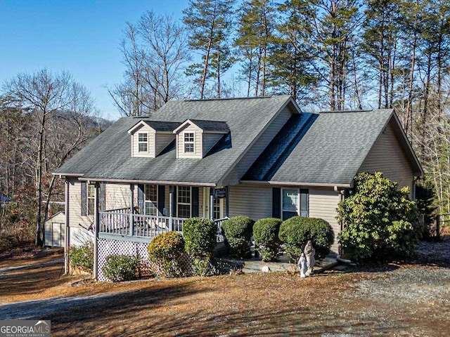 220 Yellowbird Trl Unit 40, Blue Ridge, GA 30513 - new england style home with a porch