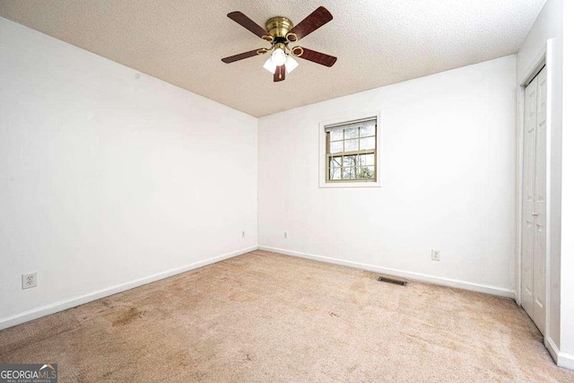 220 Yellowbird Trl Unit 40, Blue Ridge, GA 30513 - unfurnished bedroom with baseboards, carpet, a textured ceiling, and visible vents