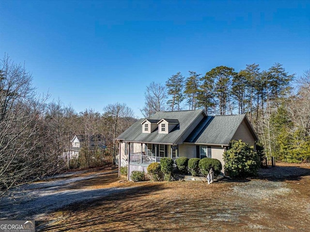 220 Yellowbird Trl Unit 40, Blue Ridge, GA 30513 - cape cod-style house with covered porch