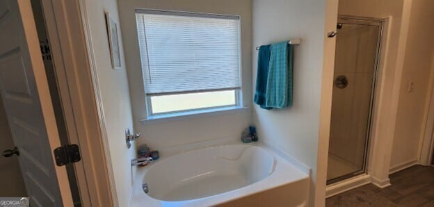 77 Willowrun Dr SW, Rome, GA 30165 - full bath with a bath and a shower stall