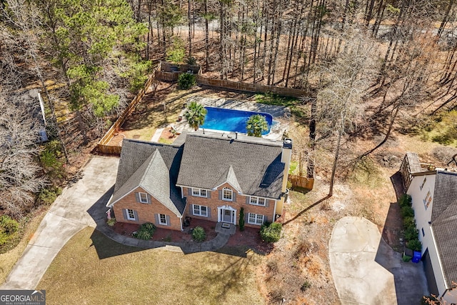 drone / aerial view