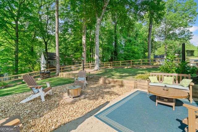 3376 Hickory Ln, Powder Springs, GA 30127 - view of home's community with a fenced backyard