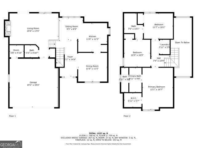 3376 Hickory Ln, Powder Springs, GA 30127 - view of layout