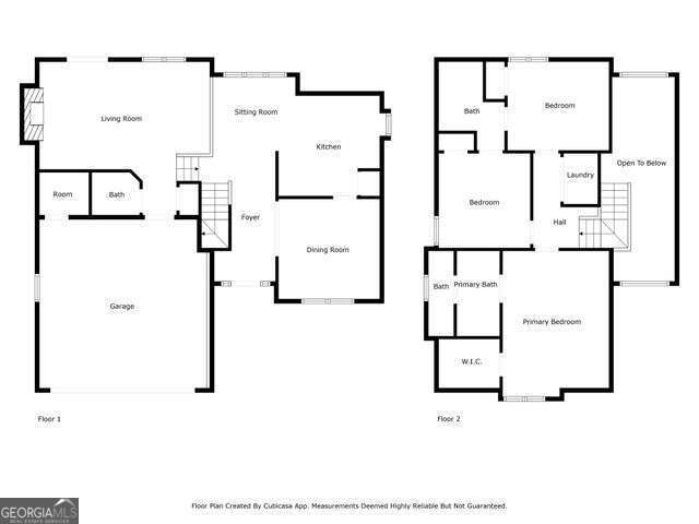 3376 Hickory Ln, Powder Springs, GA 30127 - floor plan