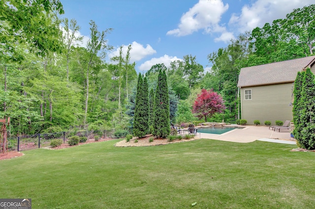 68 Misty Creek Cv, Newnan, GA 30265 - view of yard with a patio area