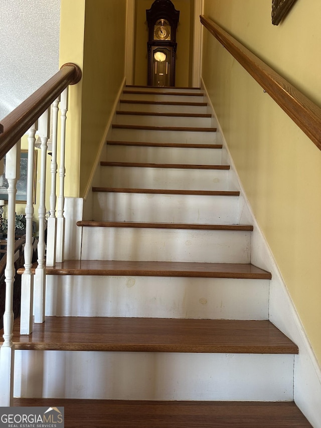 view of stairs
