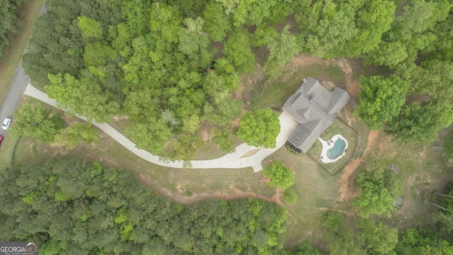 drone / aerial view