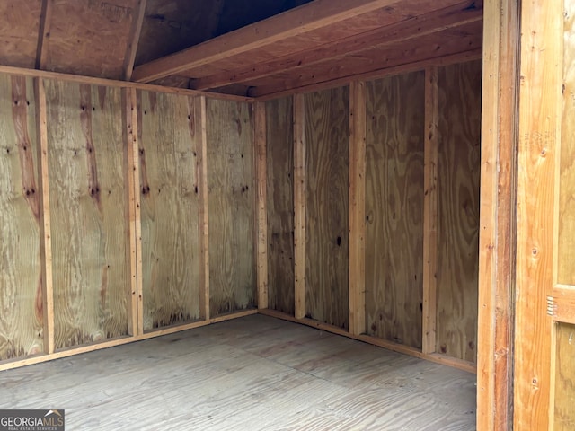 view of storage