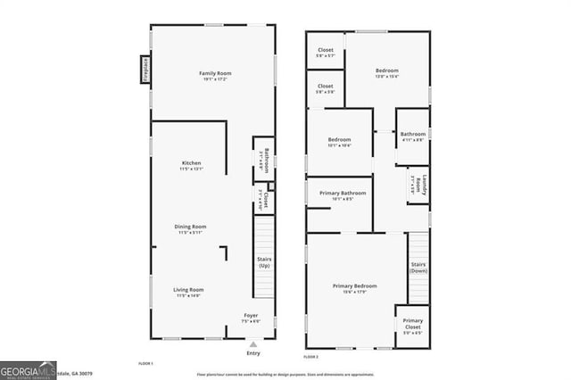 632 Warren Ave, Scottdale, GA 30079 - floor plan