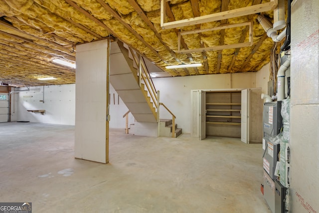 2421 Settlers Ridge Rd, Hiawassee, GA 30546 - basement featuring stairs
