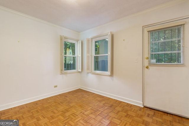 301 Lakemoore Dr NE Unit B, Atlanta, GA 30342 - unfurnished room featuring crown molding and baseboards