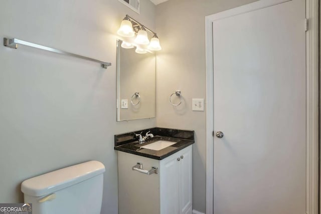 5379 Winslow Xing, Lithonia, GA 30038 - half bath with toilet, visible vents, and vanity
