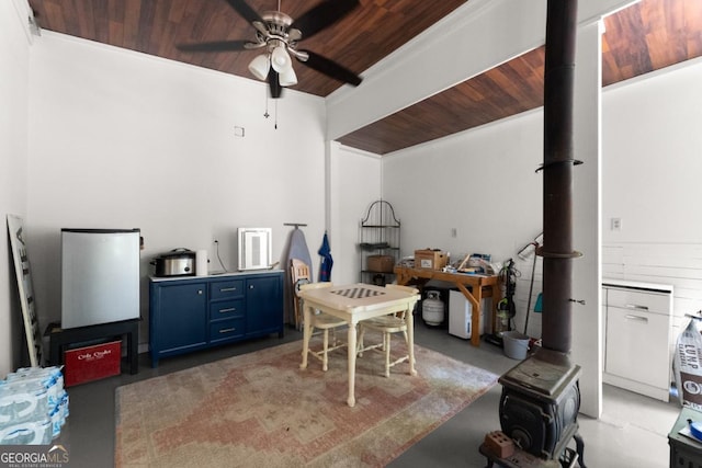 115 Rabbit Run, Dawsonville, GA 30534 - interior space with ceiling fan