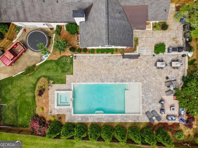 bird's eye view