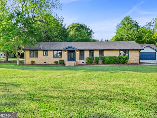 115 Linda Way, Fayetteville, GA 30215 - ranch-style house with crawl space and a front yard