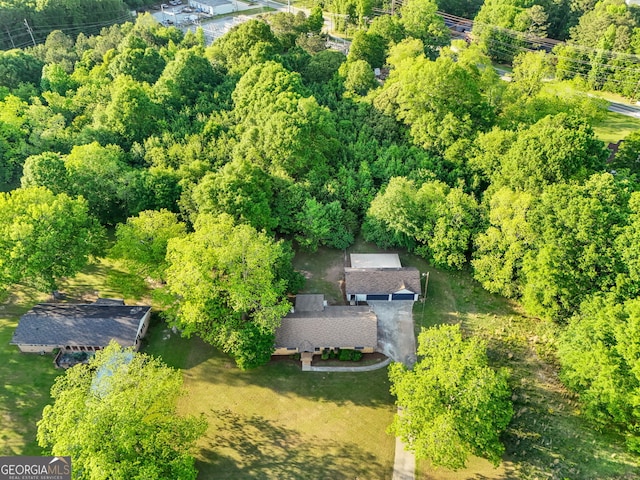 115 Linda Way, Fayetteville, GA 30215 - drone / aerial view with a wooded view