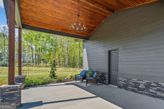 281 Abbott Dr, Canton, GA 30114 - view of patio / terrace