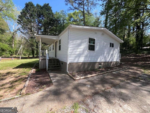 view of property exterior