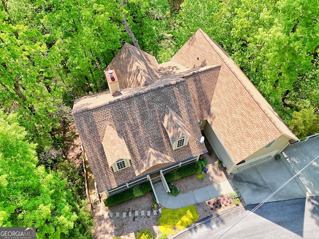 drone / aerial view