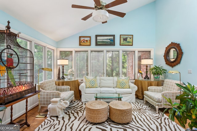 4584 E Conway Dr, Atlanta, GA 30327 - sunroom / solarium with high vaulted ceiling