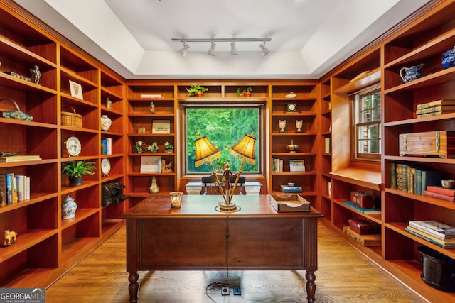 4584 E Conway Dr, Atlanta, GA 30327 - office space with rail lighting and light wood-style flooring
