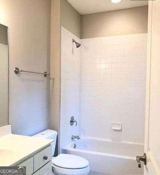 310 Research Dr Unit 802, Athens, GA 30605 - bathroom featuring shower / tub combination, toilet, and vanity