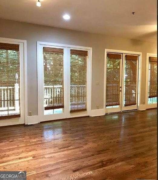 310 Research Dr Unit 802, Athens, GA 30605 - doorway featuring baseboards, recessed lighting, and wood finished floors