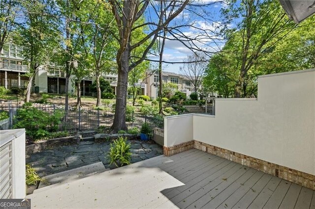 1294 Fernwood Cir NE, Brookhaven, GA 30319 - deck with fence