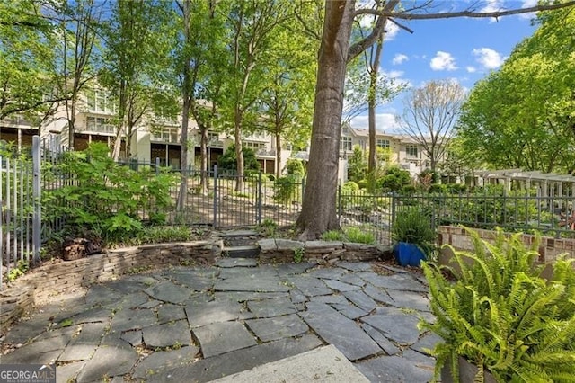 1294 Fernwood Cir NE, Brookhaven, GA 30319 - view of patio / terrace with fence