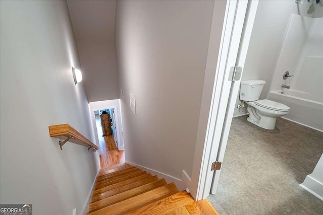 view of stairs
