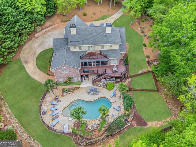 aerial view
