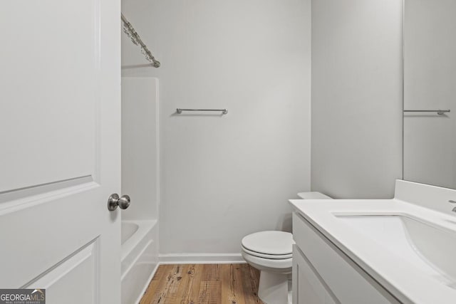 181 Sweet Briar Way, Homer, GA 30547 - bathroom featuring wood finished floors, vanity, and  shower combination