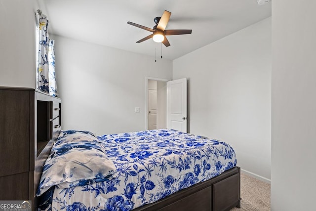 181 Sweet Briar Way, Homer, GA 30547 - carpeted bedroom featuring ceiling fan and baseboards