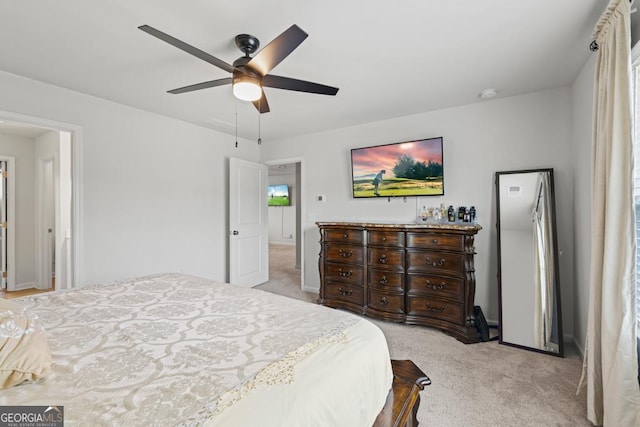 181 Sweet Briar Way, Homer, GA 30547 - bedroom featuring carpet floors and ceiling fan
