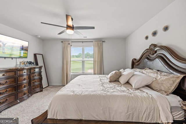 181 Sweet Briar Way, Homer, GA 30547 - bedroom with carpet flooring and ceiling fan