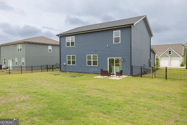 181 Sweet Briar Way, Homer, GA 30547 - back of house with a patio area and a fenced backyard