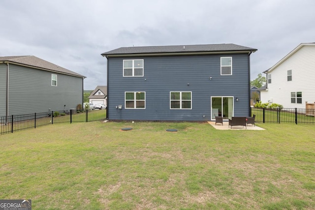 181 Sweet Briar Way, Homer, GA 30547 - rear view of property featuring a patio area and a fenced backyard