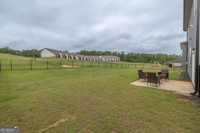 181 Sweet Briar Way, Homer, GA 30547 - fenced backyard featuring a patio area