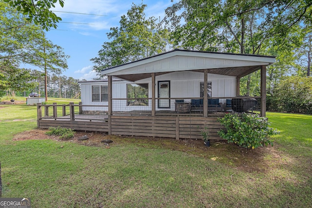 370 David Williams, Sparta, GA 31087 - manufactured / mobile home featuring a front lawn