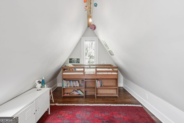 26 Clarendon Ave, Avondale Estates, GA 30002 - additional living space featuring baseboards, wood finished floors, and lofted ceiling