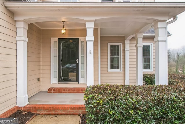 1008 Walnut Creek Dr, Woodstock, GA 30188 - doorway to property with a porch