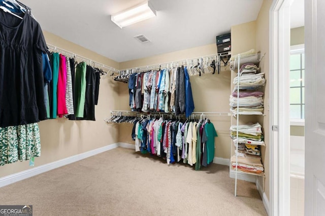 4572 Mulberry Fields Ln, Auburn, GA 30011 - spacious closet with carpet floors and visible vents
