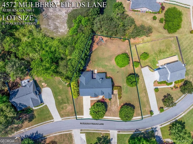 4572 Mulberry Fields Ln, Auburn, GA 30011 - drone / aerial view