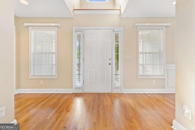 4572 Mulberry Fields Ln, Auburn, GA 30011 - entrance foyer with baseboards and wood finished floors