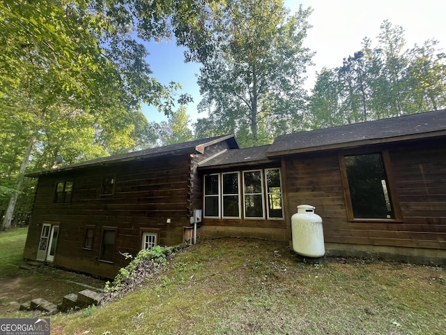 view of back of property