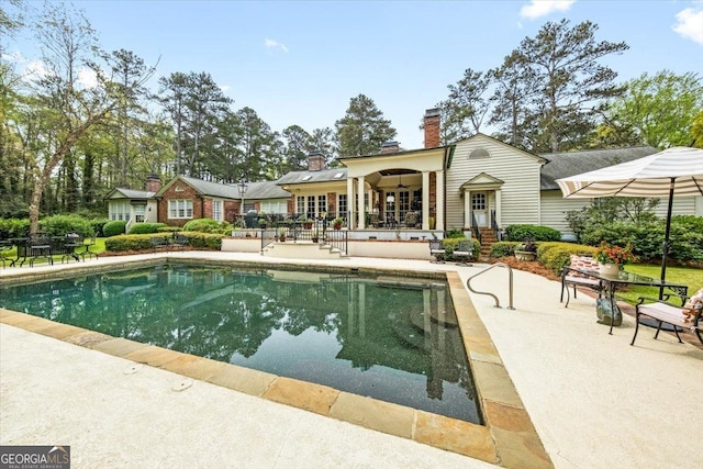 2727 Ingleside Ave, Macon, GA 31204 - outdoor pool with a patio