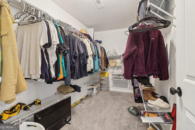 4015 Soaring Dr, Douglasville, GA 30135 - walk in closet featuring carpet floors and visible vents